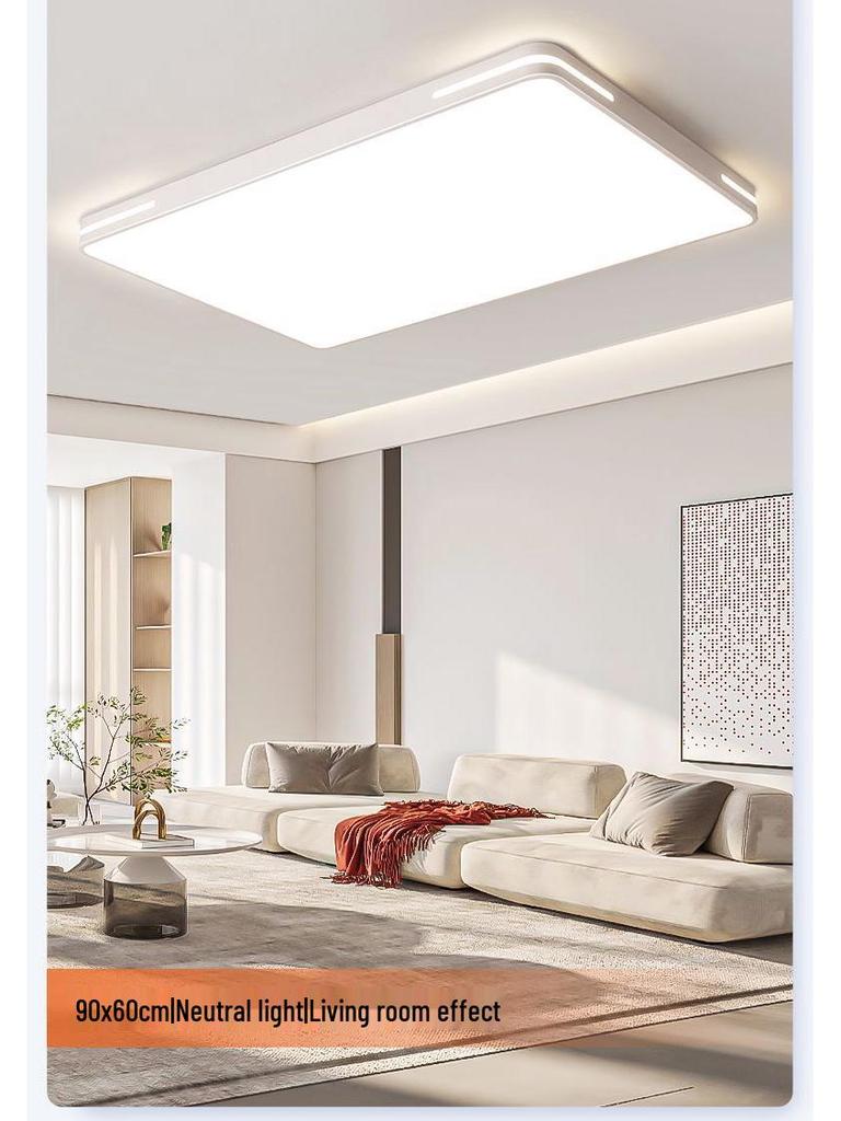 LED Ceiling Light: Ultra-Thin, Modern Round Lighting for Living Room, Bedroom, Dining, and Study Rooms