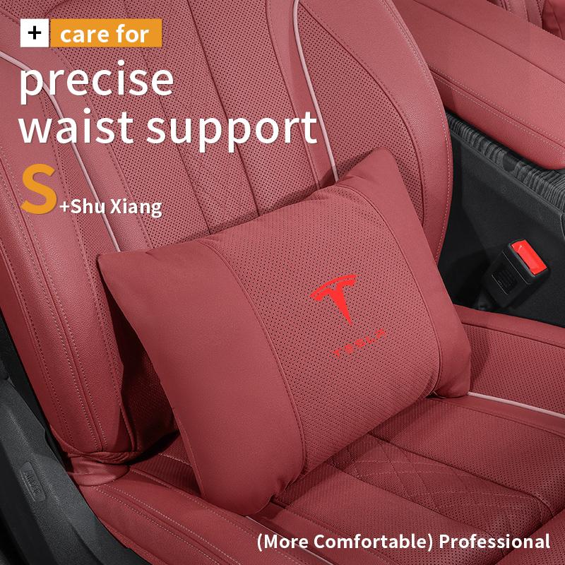 For Tesla Model 3 Model Y Model S Model X Car Headrest Neck Support Seat Soft Neck Pillow Automobile Tesla Interior Accessories