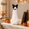 Cute Resin Ghost Figures Ornament, Matte Finish Desktop Figurine, Decorative Modern Ornaments Halloween Statue for Home Living Room Entrance Tabletop