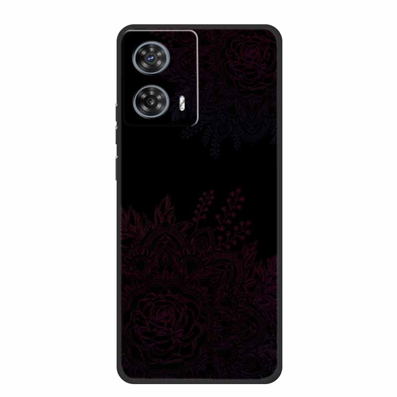 

Черный силиконовый чехол для Motorola Edge 50 Fusion G Stylus 5G 2024 G85 S50 Neo G24 Power, Мягкая задняя крышка, Мультяшный чехол Moto Edge 50 Fusion