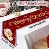 New Year Christmas Table Runner Christmas Tablecloth Navidad Gift Santa Claus Merry Christmas Decorations Home Decor