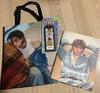 Guess Hyunjin Tapered Bag + Lookbook + Denim Popo Card Keyring Set
