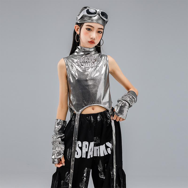 Children's Trendy Street Dance Hip-Hop Set - Jazz Dance Costume for Boys and Girls Fashion Show Wear