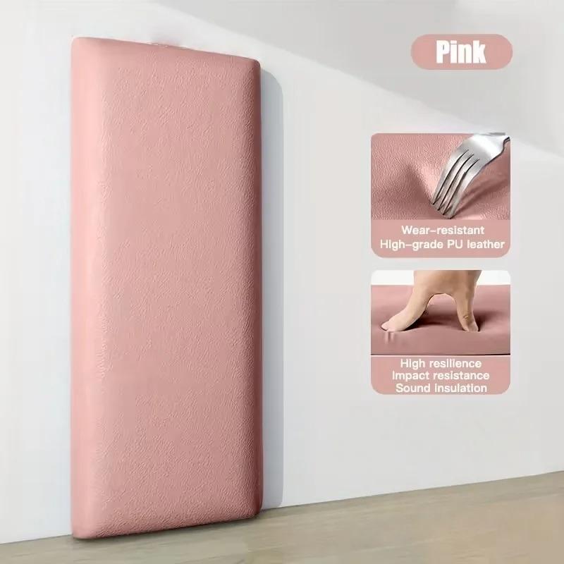 1pc 3D Wall Stickers Thicken Tatami Anti-collision Soft Back Wall Mat Anti-bump Living Room Background Wall Pad Decor