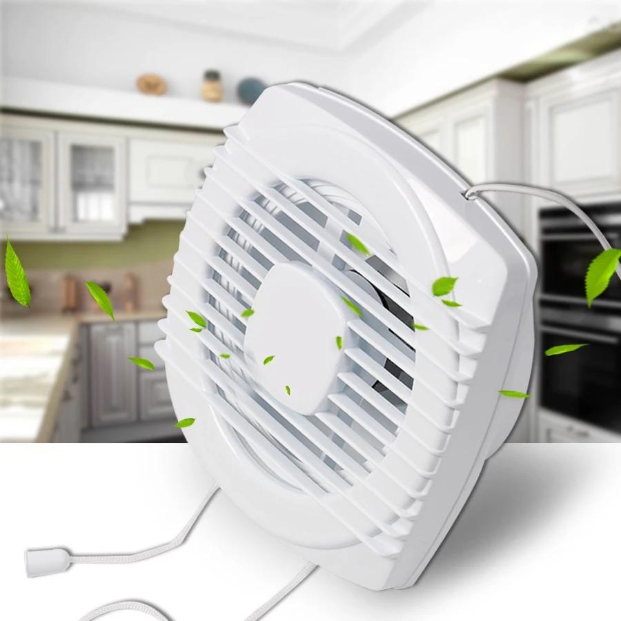 220V 4/6/7 palců 110/150/180mm tichý Větrací Silný Odsávací Ventilátor pro Okno Stěnu Koupelnu Toaletu Kuchyň Montovaný
