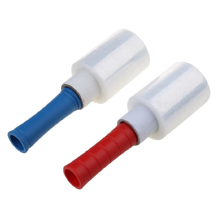 Stretch Wrap Roll with Rolling Handle Protective Film Pack Everything 492ft. Industrial Clear Plastic for Pallet Wrap