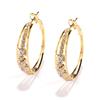 Set of 2 Elegant Round Earrings, Ideal for Weddings, Parties, Birthdays, Everyday Use, And a Great Gift for Women