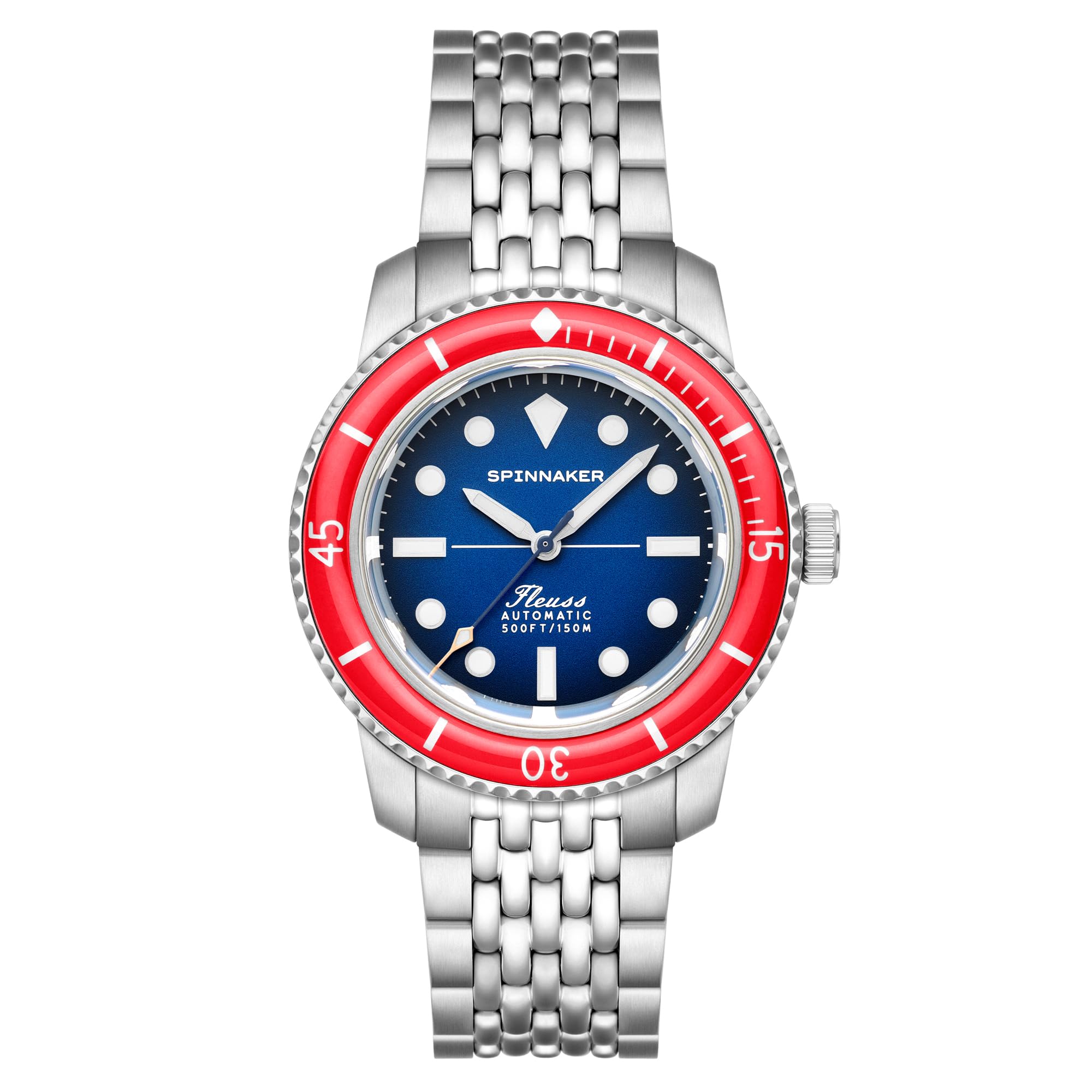 

Fluce 40 Automatic 15 ATM Water Sapphire Navy [SPINNAKER] Watch, Self-winding, Resistant, Crystal, Dial, SP-5133-DD, Men s [Authentic]