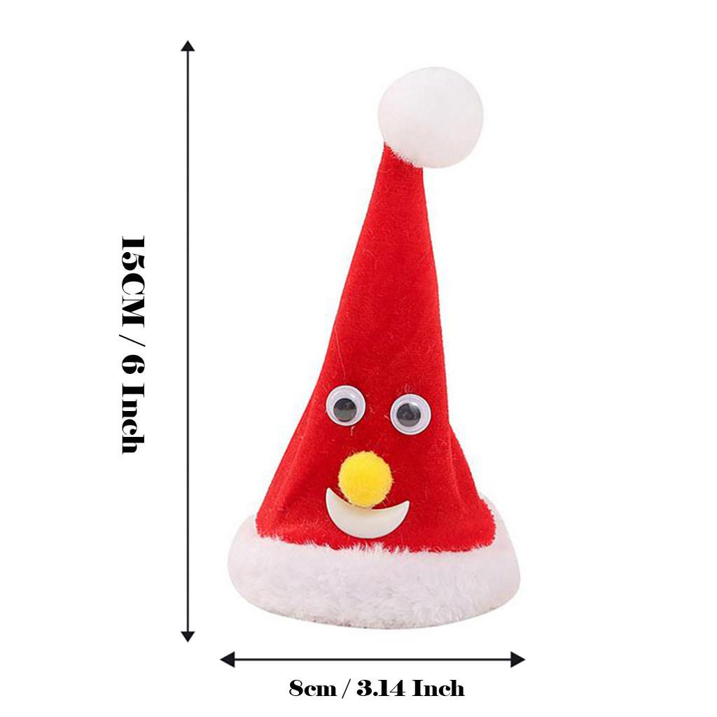 Electric Swing Dancing Christmas Hat Christmas Trees Carton Cute Toy