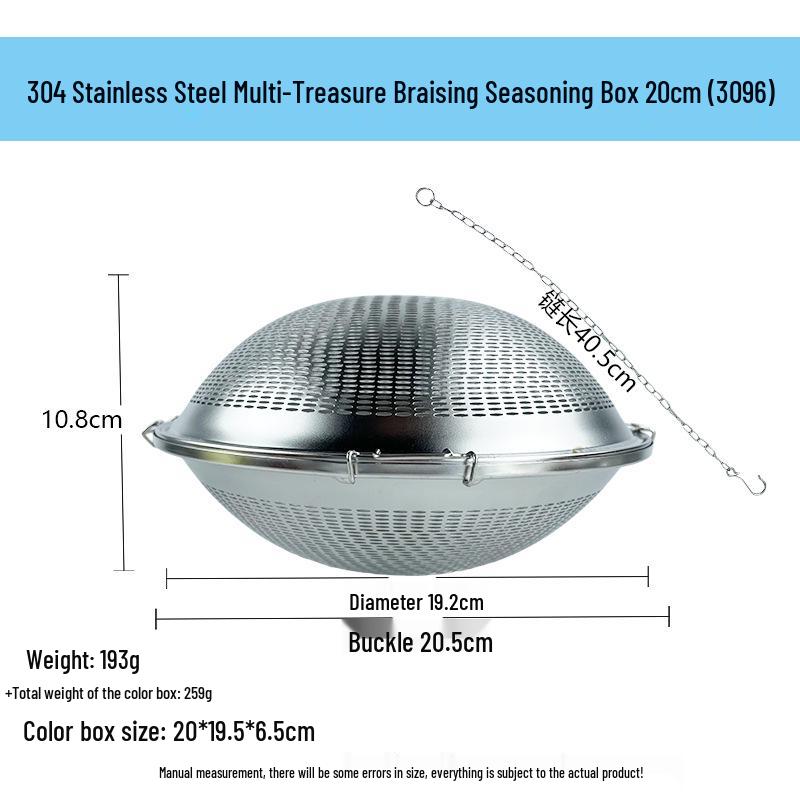 304 Stainless Steel Spice Infuser & Tea Steeping Mesh Ball