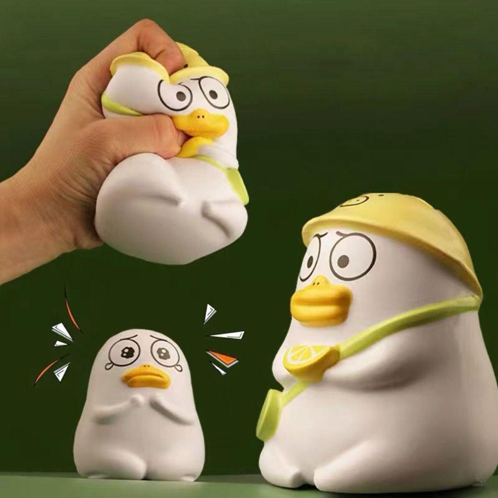 Duck Shape Weeping Duck Squeezing Toys Rebound Ball Cartoon Fidget Toy Children Toys