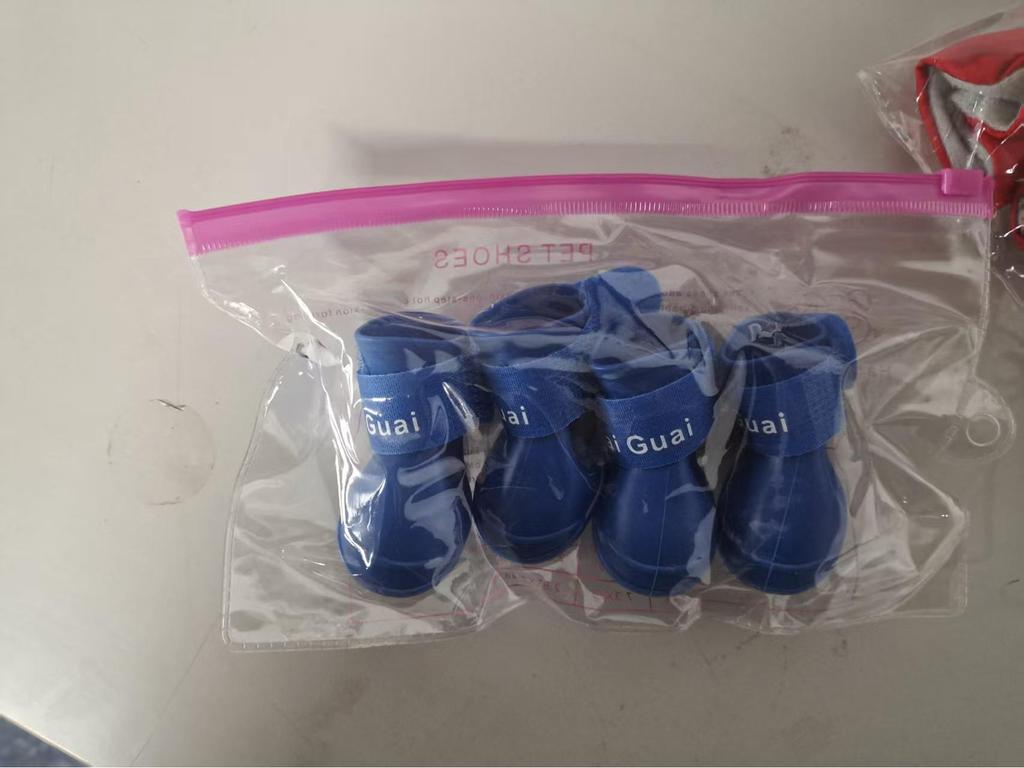 Small Dog Non-Slip Waterproof Jelly Rain Boots
