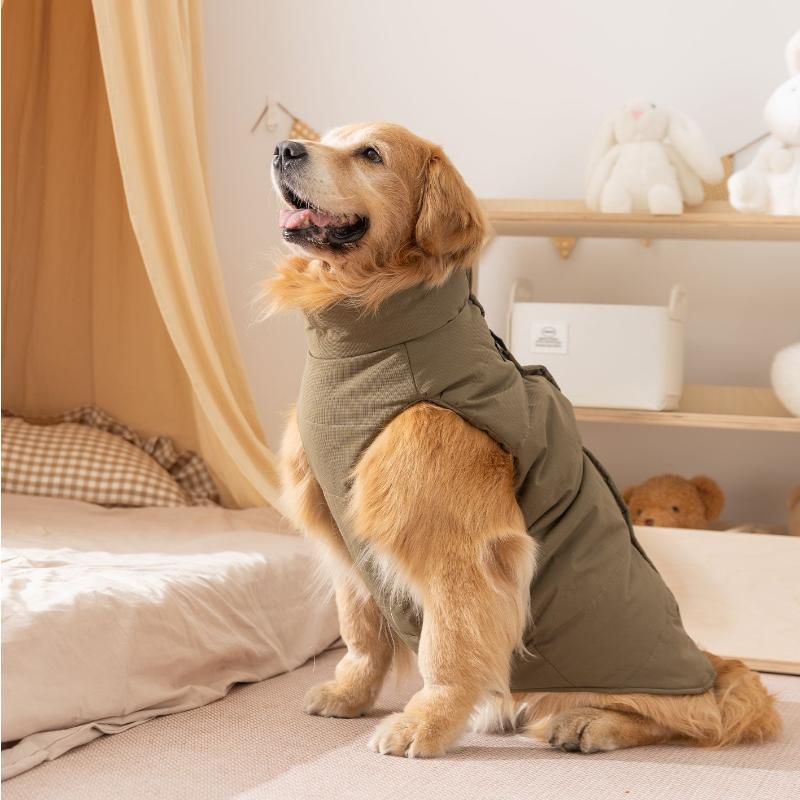 Autumn Dog Clothes Winter Large Dog Clothing Accessories Pet Big Dogs Vest Coat Keep Warm Pet Dogs Costume Product Supplies