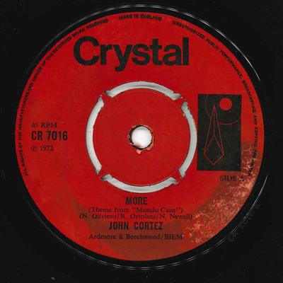 7palcová deska JOHN CORTEZ - More CR7016 Crystal 1972 UK Pop Použitá