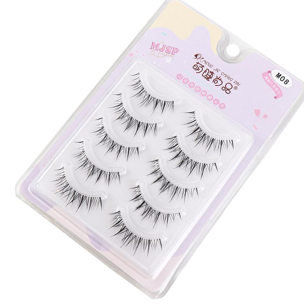 Korean Lower Eyelashes Women Manga Lashes Fairy False Eyelashes Full Strip Eyelash Makeup Tools