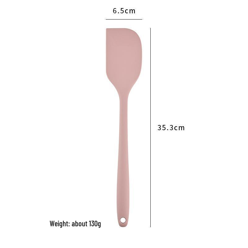 Two-Piece High-Temperature Silicone Spatula Set for Baking and Mixing