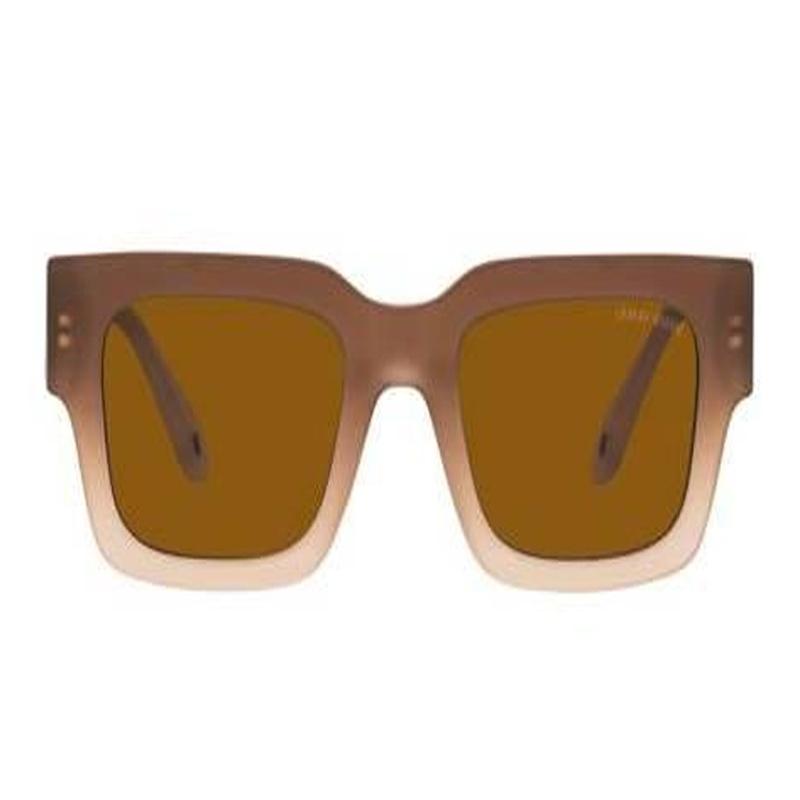 Armani GIORGIO George side letter decoration acetate frame rectangular brown men s style