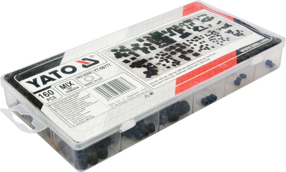 160 Pcs Headless Allen Socket Set Screws Mix Yt-06777