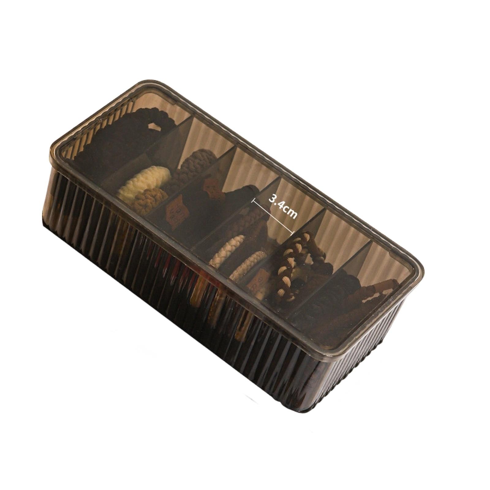 

Desk Cable Organizer Box, Compartment Storage for Charger Cable Cord one size чёрный