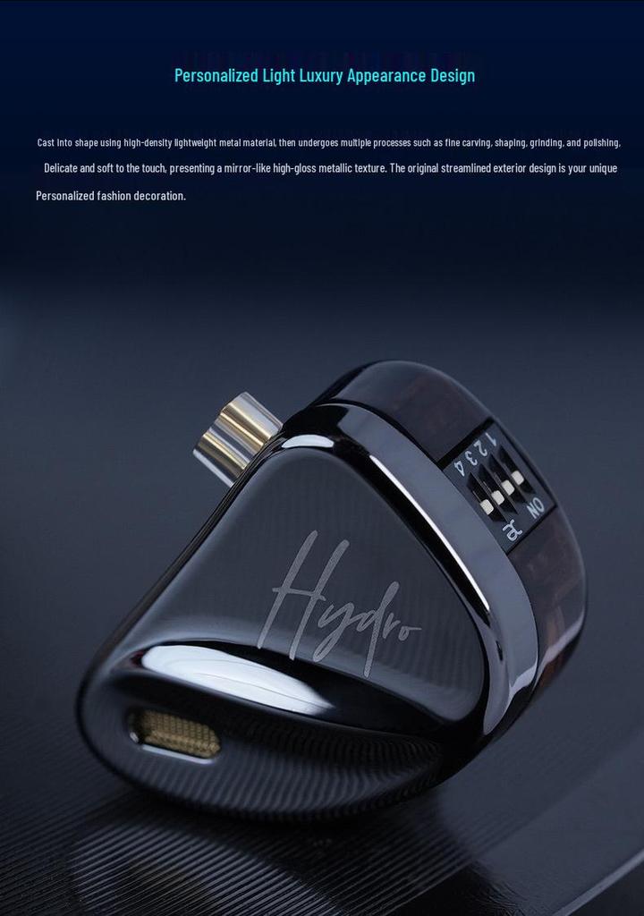 CCA Hydro 20-Unit Dynamic-Balanced Armature HIFI In-Ear Audiophile Earphones with In-Line Remote for Streamers