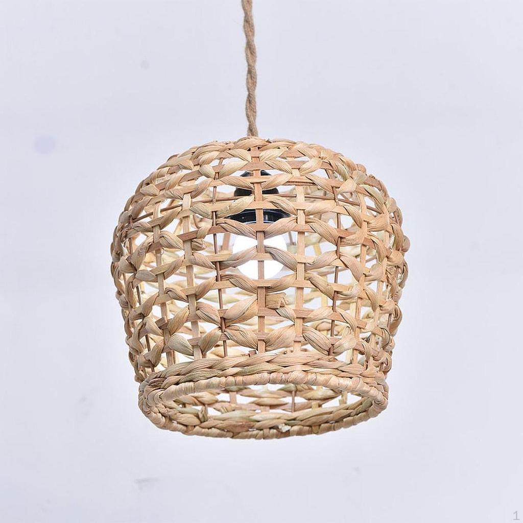 Handgefertigte Pendelleuchte aus Rattan für moderne Wohndekoration