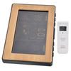 LCD Weather Forecast Station with RCC Receiving Function Wireless Thermometer Hygrometer 100?240VUS