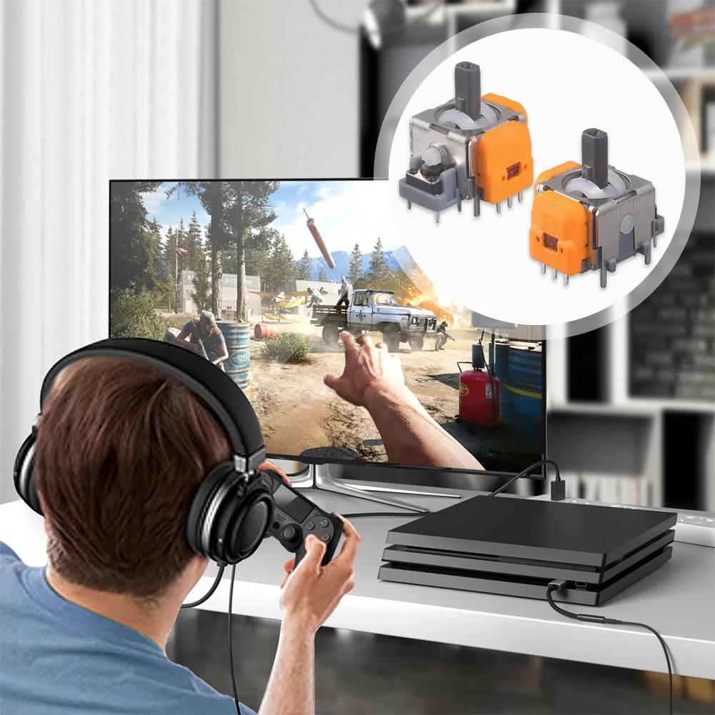 10Pcs 3D Hall Effect Joystick Adjustable No Drifting Thumbsticks Module Repair Parts Game Machine Hand Switch for XBox/Switch