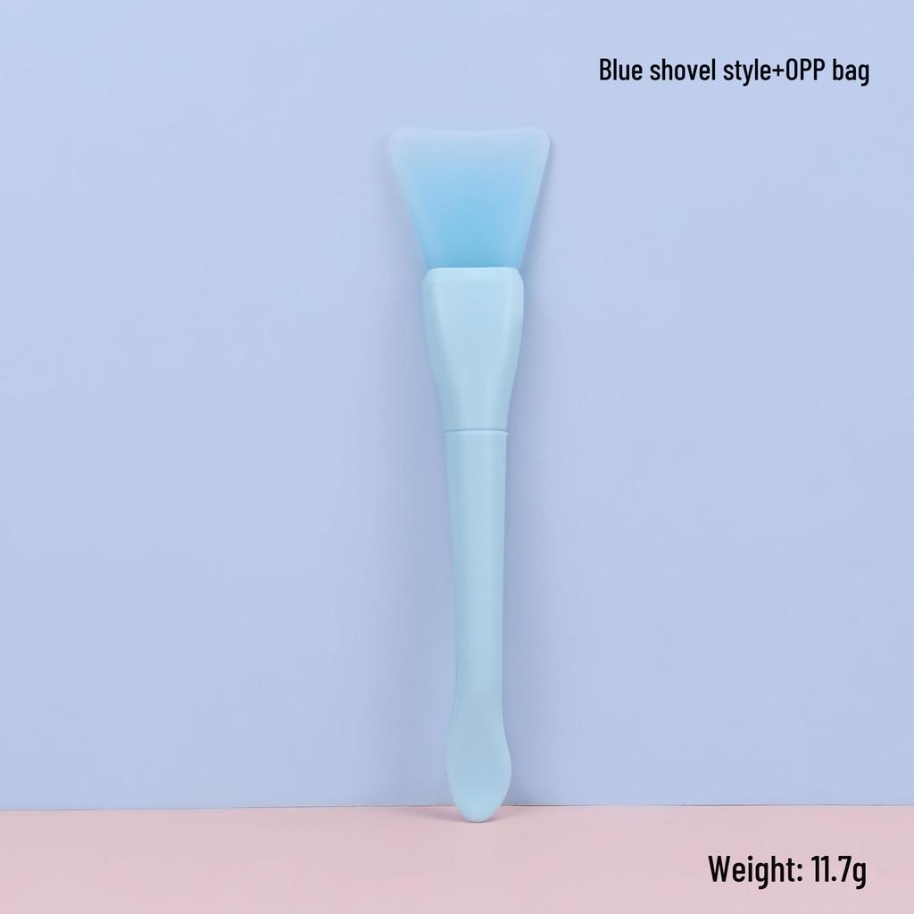 Doppelköpfiges Silikon-Maskenpinsel-Set: Fischschwanzlöffel zum Mischen, Auftragen, Auslöffeln und Entfernen von Schlammmasken