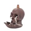 Zisha Skull Halloween Backflow Incense Burner - European Style Home Gift Ornament