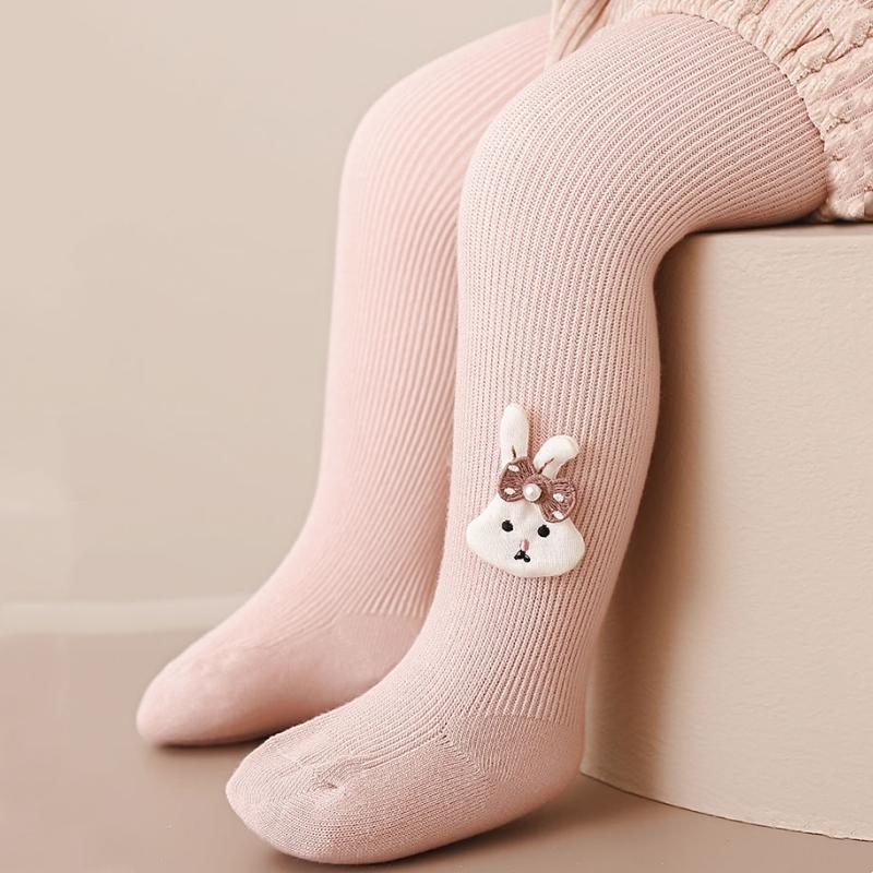Winter Kids Rabbit Tights For Girls Thick Casual Cotton Toddler Baby Girl Pantyhose Snow Keep Warm Children's Tight