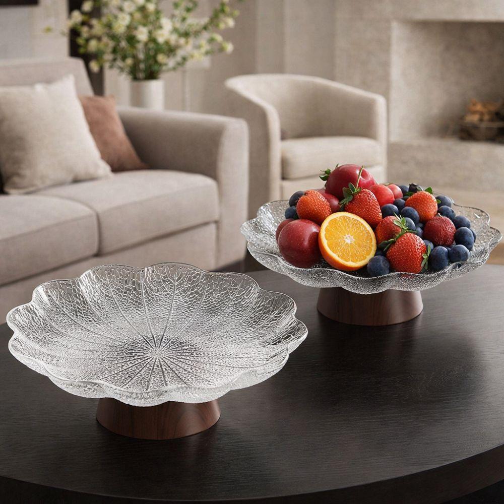 Draining Pedestal Fruit Bowl Plastic Dried Fruit Plate Fruit Display Stand  Table Centerpiece