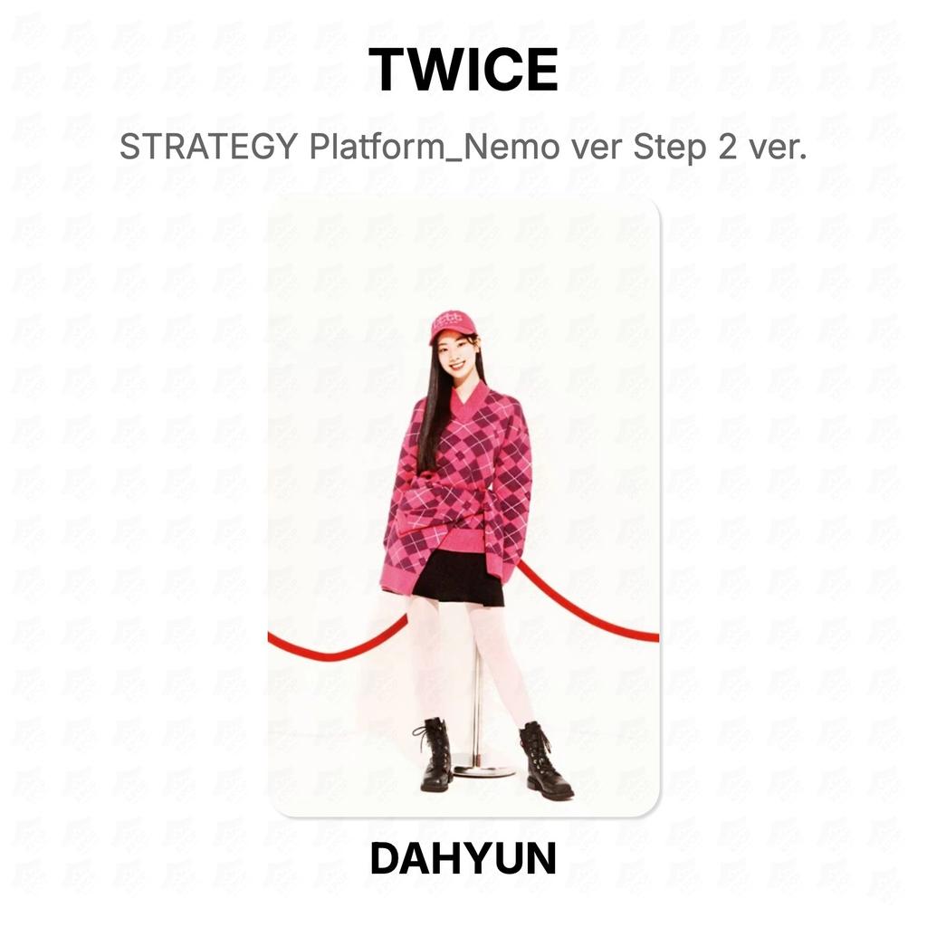 TWICE STRATEGY Platform_Nemo ver Step 2 ver. Official Photocard
