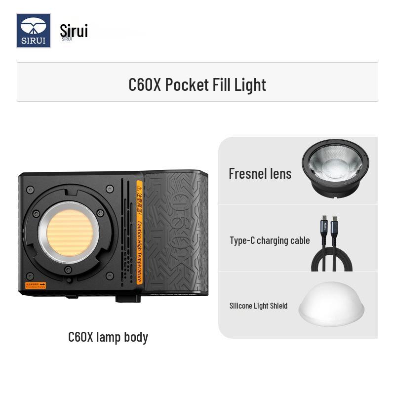 

SIRUI C60X Handheld 60W Dual Color Pocket Beauty Light