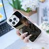 L-Leonardo DiCaprio  Phone Case For iPhone17, 16,15,14,13,12 Pro Max white Candy Matte Shockproof Cover