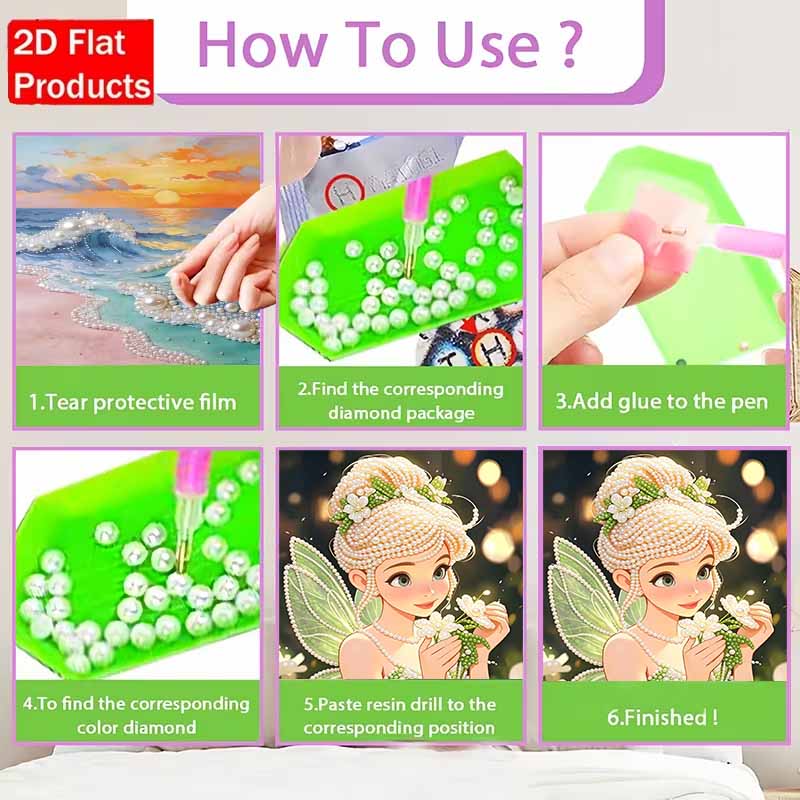 Disney Pearl Painting Tinkerbell Pearl Art Painting Kit Art Pearl Painting Kit Adult Beginner Gift Creative Home Wall Decor