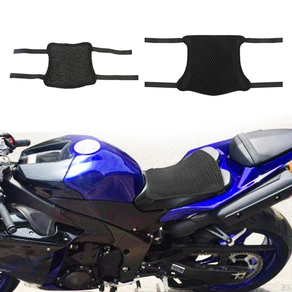3D Honeycomb Breathable Seat Cover Motorcycle Saddle Pillow Accessories Comfort Reduces