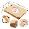 Baby Guest Book Signature Elephant Design Kraft Paper Guestbook Advice Cards Birthday Party Decoration Children DIY Photo