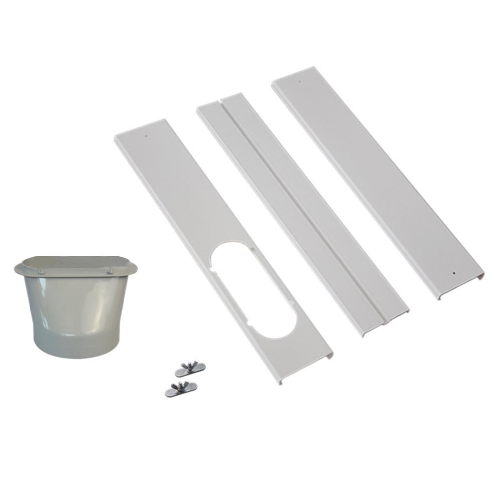 Przenośny Klimatyzator Zestaw do Montażu w Oknie Wąż Wywiewny AC Uniwersalny Złącznik Regulowana Uszczelka Okienna Uniwersalna Rura Przedłużająca Kanał