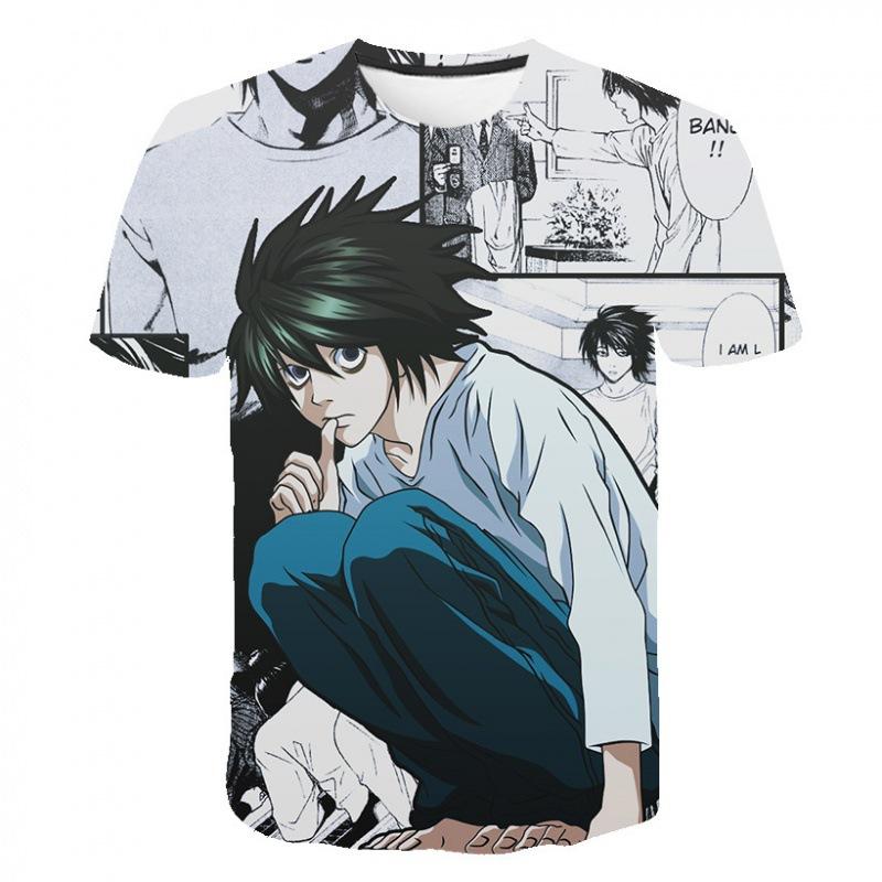 Fashion Attack on Titan 3D Printed T-Shirt, Anime Graphic Tee, Lightweight Polyester Breathable Casual Streetwear Clothes
