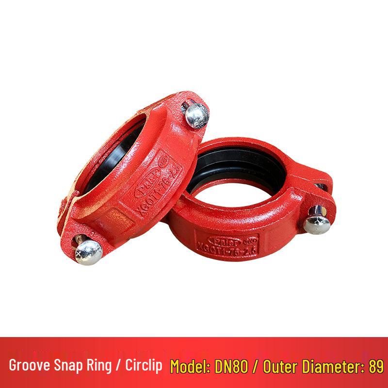 Firefighting Grooved Clamp Reducing Tee Fittings