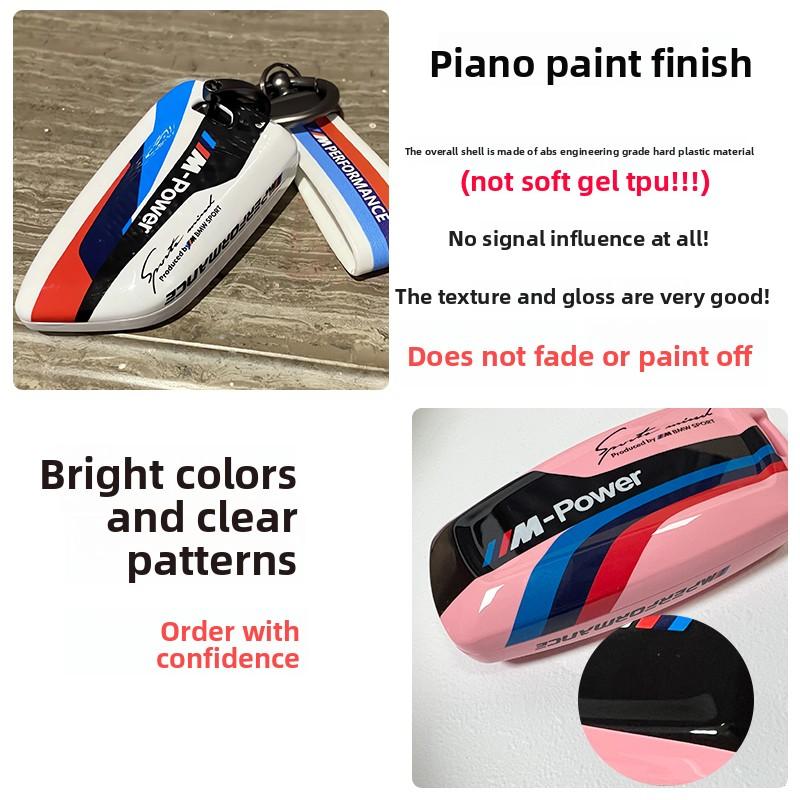 MZFK7 ABS Car Key Case Cover For BMW 1 2 3 4 5 6 7 Series X1 X3 X4 X5 X6 X7 F10 F20 F30 G20 G30 G01 F15 F16 G02 G05 F34