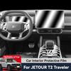 Auto Central Control Screen TPU Navigation Anti Scratch Interior Protection Film GPS Navigation For JETOUR T2 TRAVELER 2024