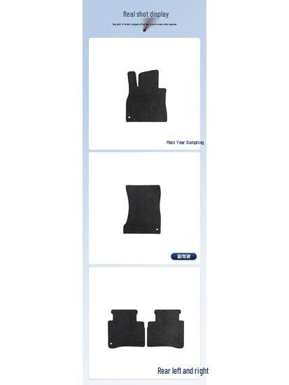 Durable Black Nylon Floor Mats for Hongqi H7 (2013-2016) - Wear-Resistant