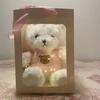 Flash Teddy Bear Plush Toy with Light Bear Doll Gift Box Ragdoll Bear Doll for Girl Birthday Gift