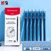 M&G Ret Retractable Erasable Gel Pen, 0.5mm, Black, 12-Pack