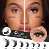 Natural Look 3D Faux Mink Lash Wispy Style DIY Lash Extension Kit  Makeup Enhancement