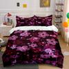 Pink Flowers and Stars. Bedding Sets Duvet Cover Sets Duvet Covers Pillowcases(1* Duvet Cover 2* Pillowcases Without Duvet Insert)