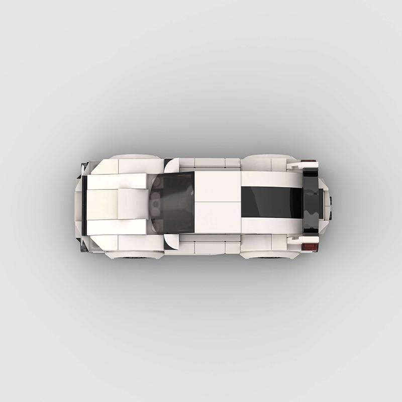 MOC Racing Car Assembly Model City Sports Car Building Block Creative Garage Toy Education Bricks Christmas Children's Gift