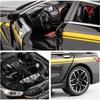 1/24 Scale M8 Toy Car, Alloy Diecast Race Collectible Pull Back Model Car with Sound and Light Toy Vehicle for Boys Gift