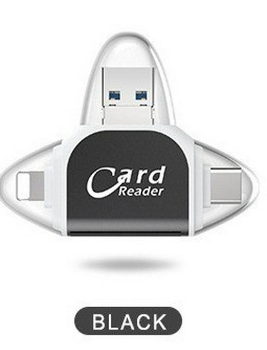 

Multi-Functional SD/TF Card Reader for Apple, Huawei, USB Devices & Cameras